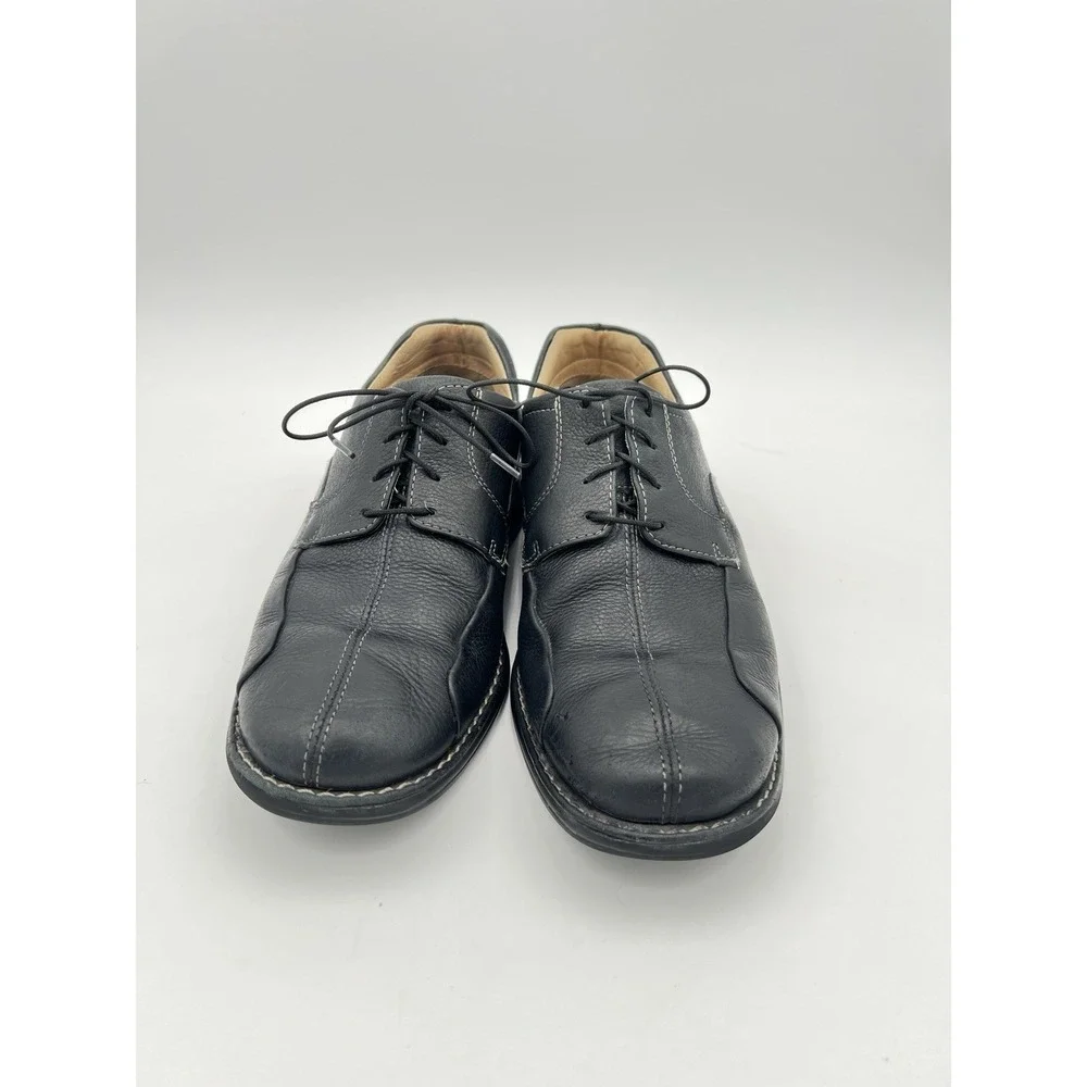 Johnston & Murphy Men's Black Leather Oxford Dress Shoes Business Formal 10.5